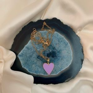 Purple Heart necklace!